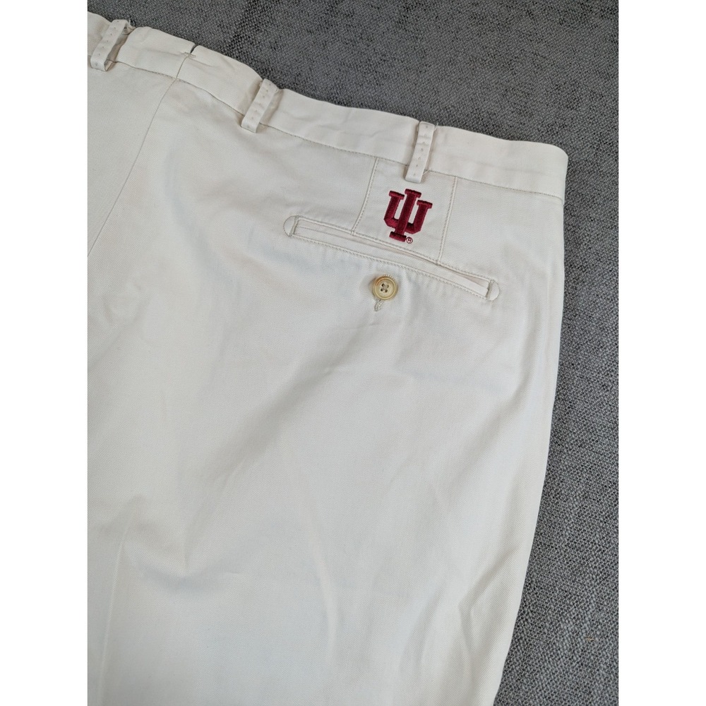Peter Millar Pants Men 42x31 Soft Touch Twill 5-Pocket Pima Cotton Indy Hoosiers